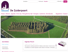 Tablet Screenshot of de-zuiderpoort.nl